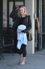 ELLE FANNING Leaves a Gym in Los Angeles 10/05/2016