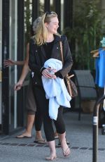 ELLE FANNING Leaves a Gym in Los Angeles 10/05/2016