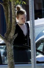 ELLE FANNING Leaves Her Hotel in New Orleans 10/29/2016