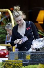 ELLE FANNING Leaves Her Hotel in New Orleans 10/29/2016
