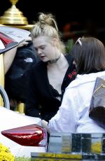 ELLE FANNING Leaves Her Hotel in New Orleans 10/29/2016