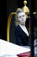ELLE FANNING Leaves Her Hotel in New Orleans 10/29/2016