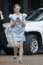 ELLE FANNING Out and About in New Orleans 10/24/2016