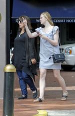 ELLE FANNING Out and About in New Orleans 10/24/2016