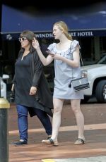 ELLE FANNING Out and About in New Orleans 10/24/2016