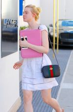 ELLE FANNING Out in Beverly Hills 10/20/2016