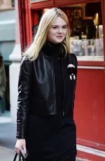 ELLE FANNING Out in New York 10/07/2016