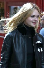 ELLE FANNING Out in New York 10/07/2016