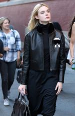 ELLE FANNING Out in New York 10/07/2016