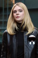 ELLE FANNING Out in New York 10/07/2016