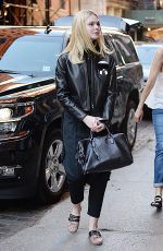 ELLE FANNING Out in New York 10/07/2016