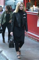 ELLE FANNING Out in New York 10/07/2016