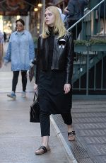 ELLE FANNING Out in New York 10/07/2016