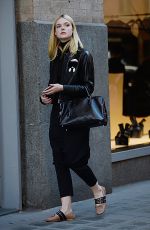 ELLE FANNING Out in New York 10/07/2016