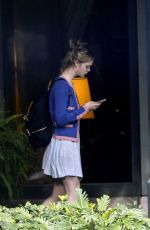 ELLE FANNING Outside Her Hotel in New Orleans 10/27/2016