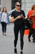 ELSA HOSK Out and About in New York 10/08/2016