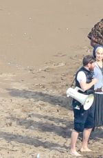 EMILIA CLARKE on the Set of Game of Thrones in Zumaia 10/25/2016