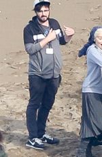 EMILIA CLARKE on the Set of Game of Thrones in Zumaia 10/25/2016