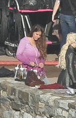 EMILIA CLARKE on the Set of Game of Thrones in Zumaia 10/25/2016
