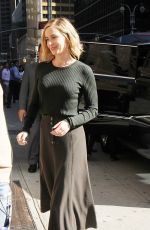 EMILY BLUNT at The Late Show with Stephen Colbert in New York 10/06/2016