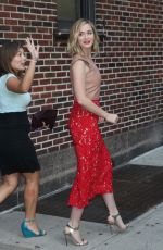 EMILY BLUNT at The Late Show with Stephen Colbert in New York 10/06/2016