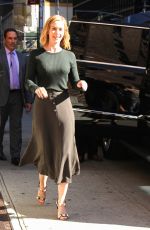 EMILY BLUNT at The Late Show with Stephen Colbert in New York 10/06/2016