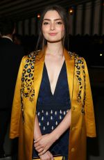 EMILY ROBINSON at Vanity Fair and Burberry Host Britannia Pre-awards Celebration in Los Angeles 10/27/2016