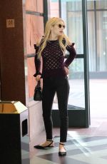 EMMA ROBERTS Arrives at a Doctor