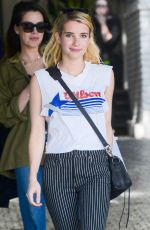 EMMA ROBERTS Arrives at Chateau Marmont in Los Angeles 10/26/2016