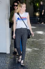 EMMA ROBERTS Arrives at Chateau Marmont in Los Angeles 10/26/2016