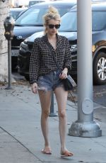 EMMA ROBERTS in Cut Off Out in Beverly Hills 10/22/2016