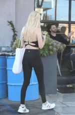 EMMA ROBERTS in Tights Out in West Hollywood 10/17/2016
