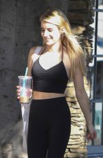 EMMA ROBERTS in Tights Out in West Hollywood 10/17/2016