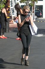 EMMA ROBERTS Out and About in Los Angeles 10/28/2016