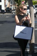 EMMA ROBERTS Out and About in Los Angeles 10/28/2016