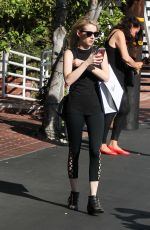 EMMA ROBERTS Out and About in Los Angeles 10/28/2016