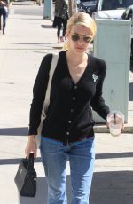 EMMA ROBERTS Out for Coffee in Beverly Hills 10/20/2016