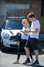 EMMA ROBERTS Out for Lunch at Musso and Frank in Hollywood 09/30/2016