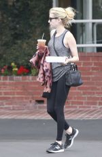 EMMA ROBERTS Out for Lunch in West Hollywood 10/23/2016