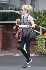 EMMA ROBERTS Out for Lunch in West Hollywood 10/23/2016