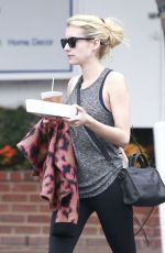 EMMA ROBERTS Out for Lunch in West Hollywood 10/23/2016