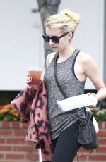EMMA ROBERTS Out for Lunch in West Hollywood 10/23/2016