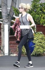 EMMA ROBERTS Out for Lunch in West Hollywood 10/23/2016