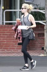 EMMA ROBERTS Out for Lunch in West Hollywood 10/23/2016