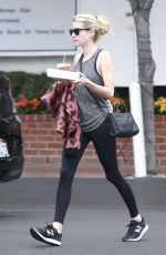 EMMA ROBERTS Out for Lunch in West Hollywood 10/23/2016