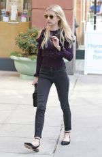 EMMA ROBERTS Out in Beverly Hills 10/07/2016