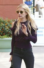 EMMA ROBERTS Out in Beverly Hills 10/07/2016
