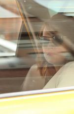 EMMA STONE Gets a Cab in New York 09/29/2016