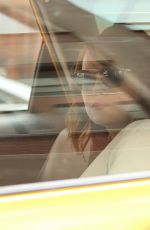 EMMA STONE Gets a Cab in New York 09/29/2016