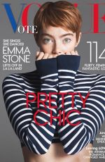 EMMA STONE in Vogue Magazine, November 2016 Issue
